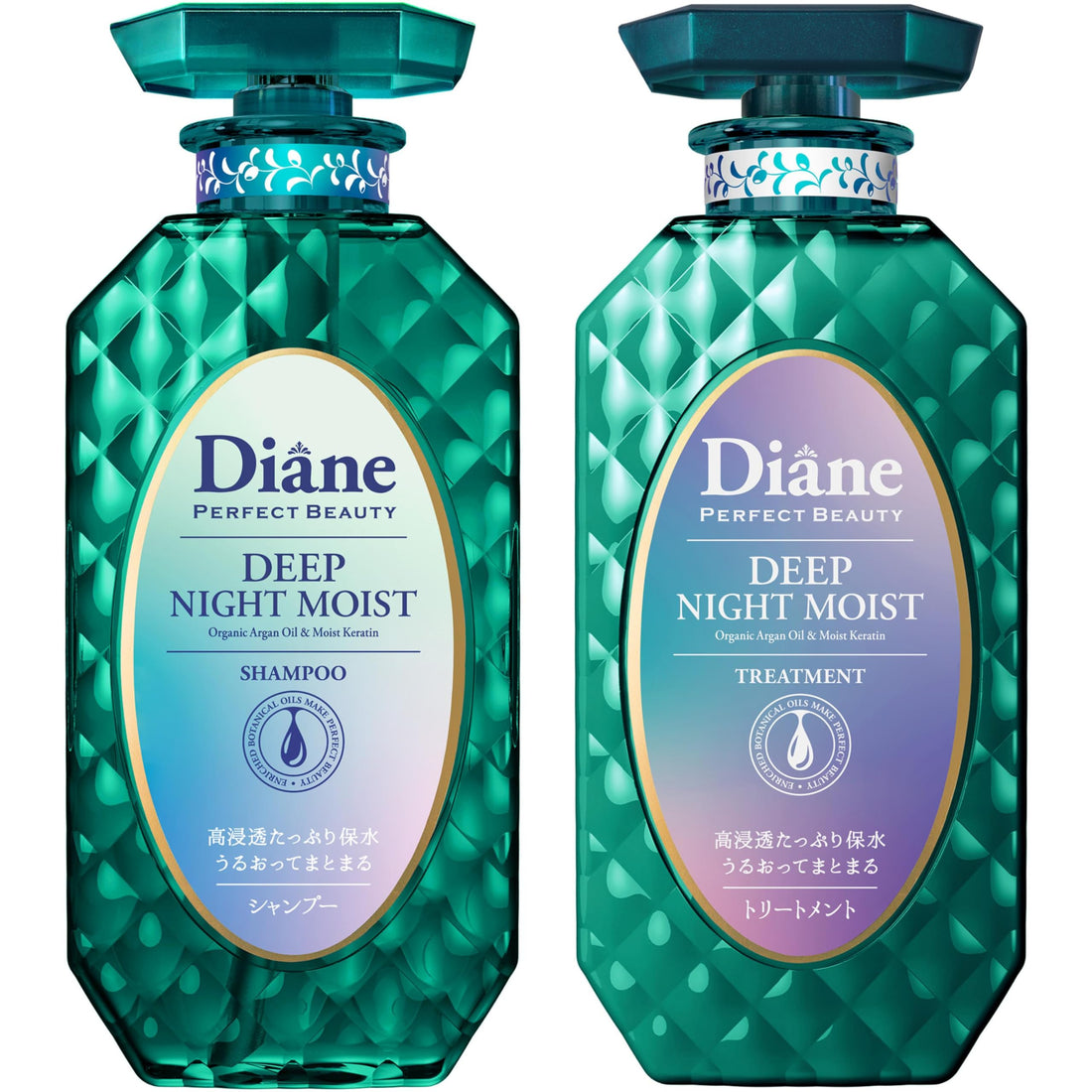 Diane Deep Night Moist Shampoo and Conditioner Set 450ml