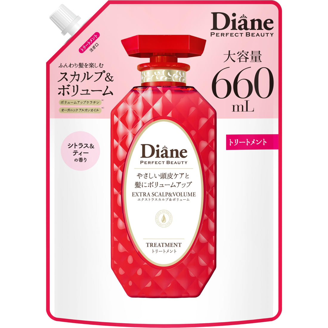 Diane Hair Treatment Citrus & Tea Scent 660ml