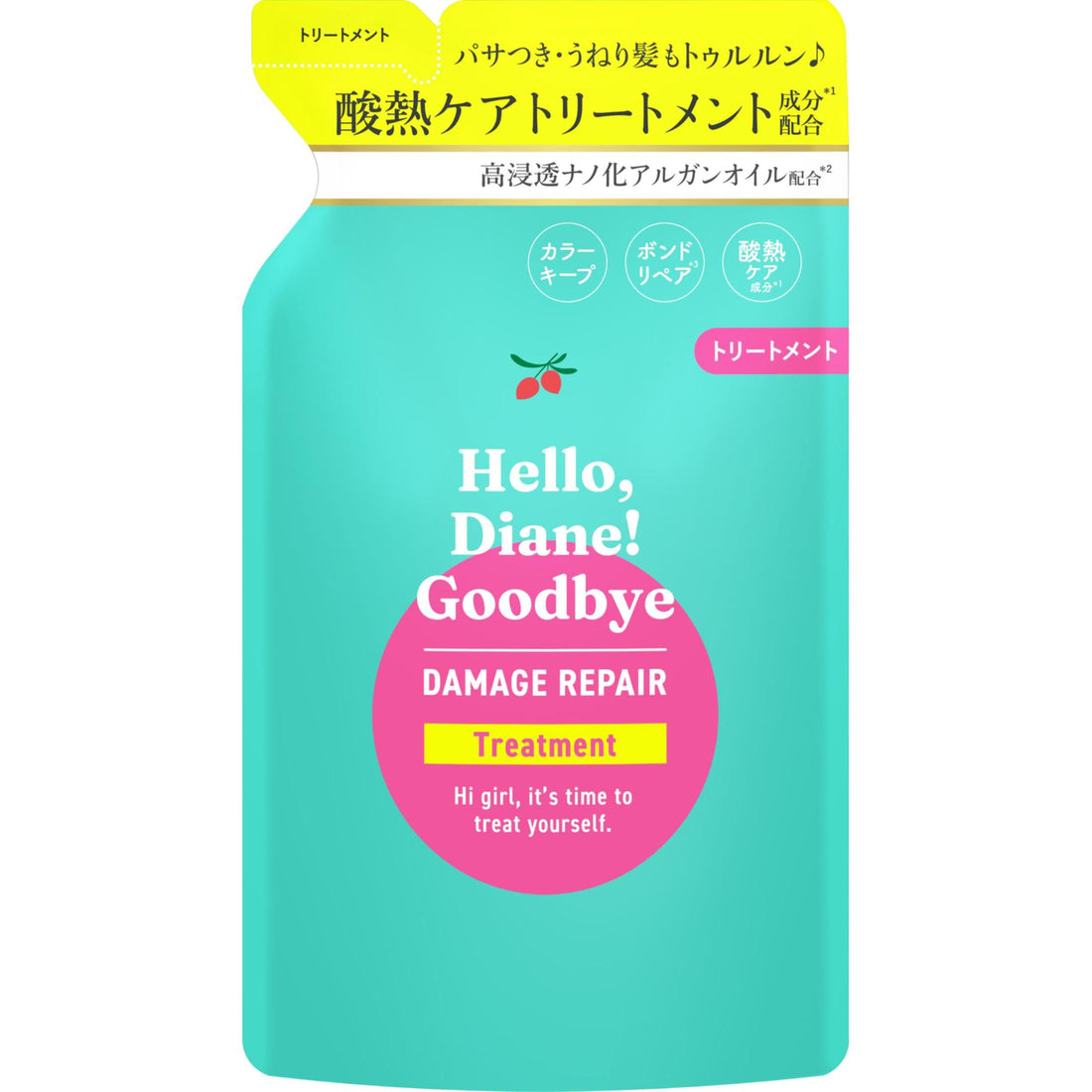 Diane Moisture Repair Treatment Refill 320ml for High Damage Hair
