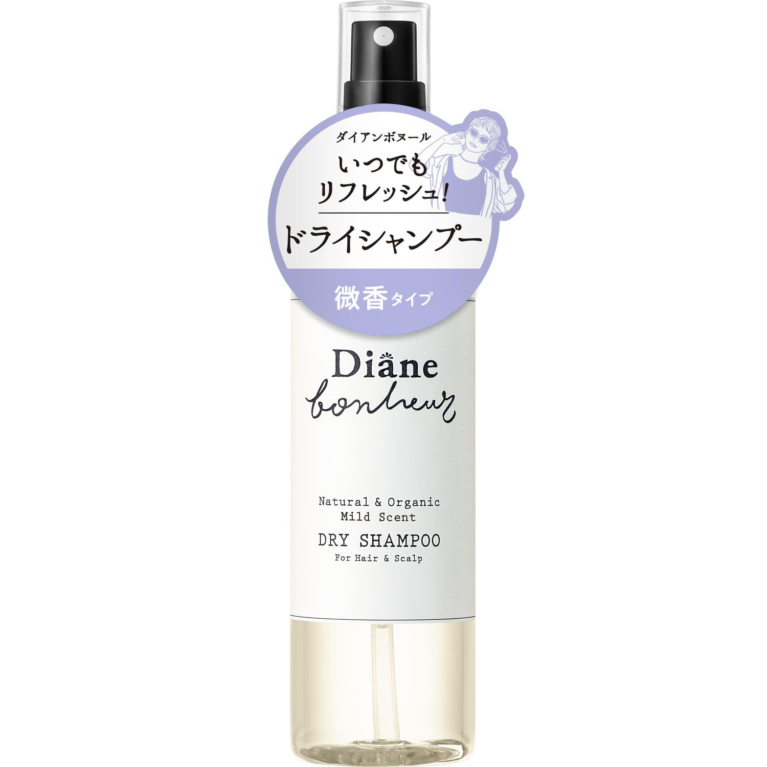 Diane Bonheur Dry Shampoo Lightly Scented Mint 120ml