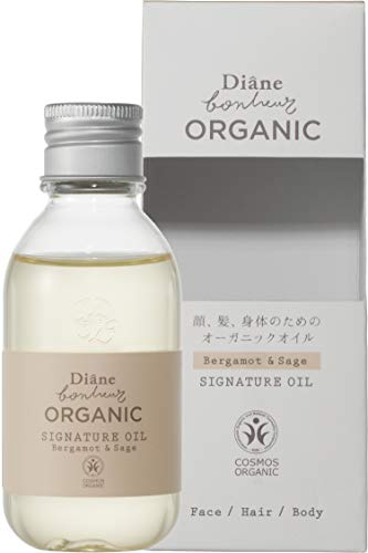 Diane Bonheur Organic Hair &amp; Body Oil Bergamot &amp; Sage 100ml