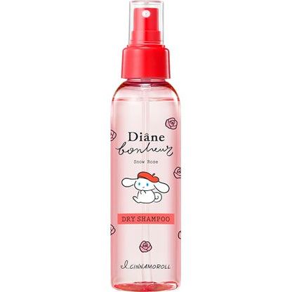 Cinnamoroll Collaboration Diane Bonheur Dry Shampoo [Snow Rose Scent] Diane Bonheur 120ml Refresh Hair Mist Body Mist Cinnamoroll