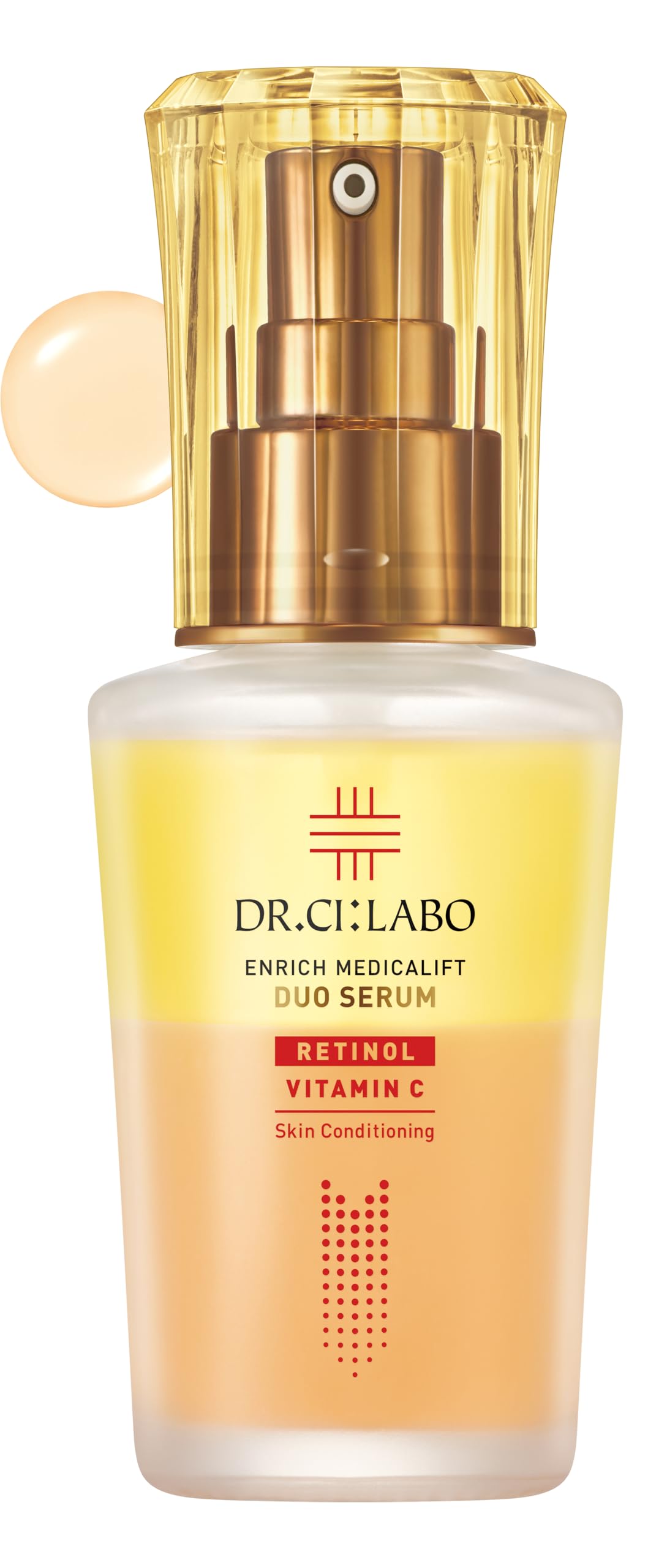 Dr.Ci:Labo Enrich Medi Lift Duo Serum with Retinol and Vitamin C 26mL