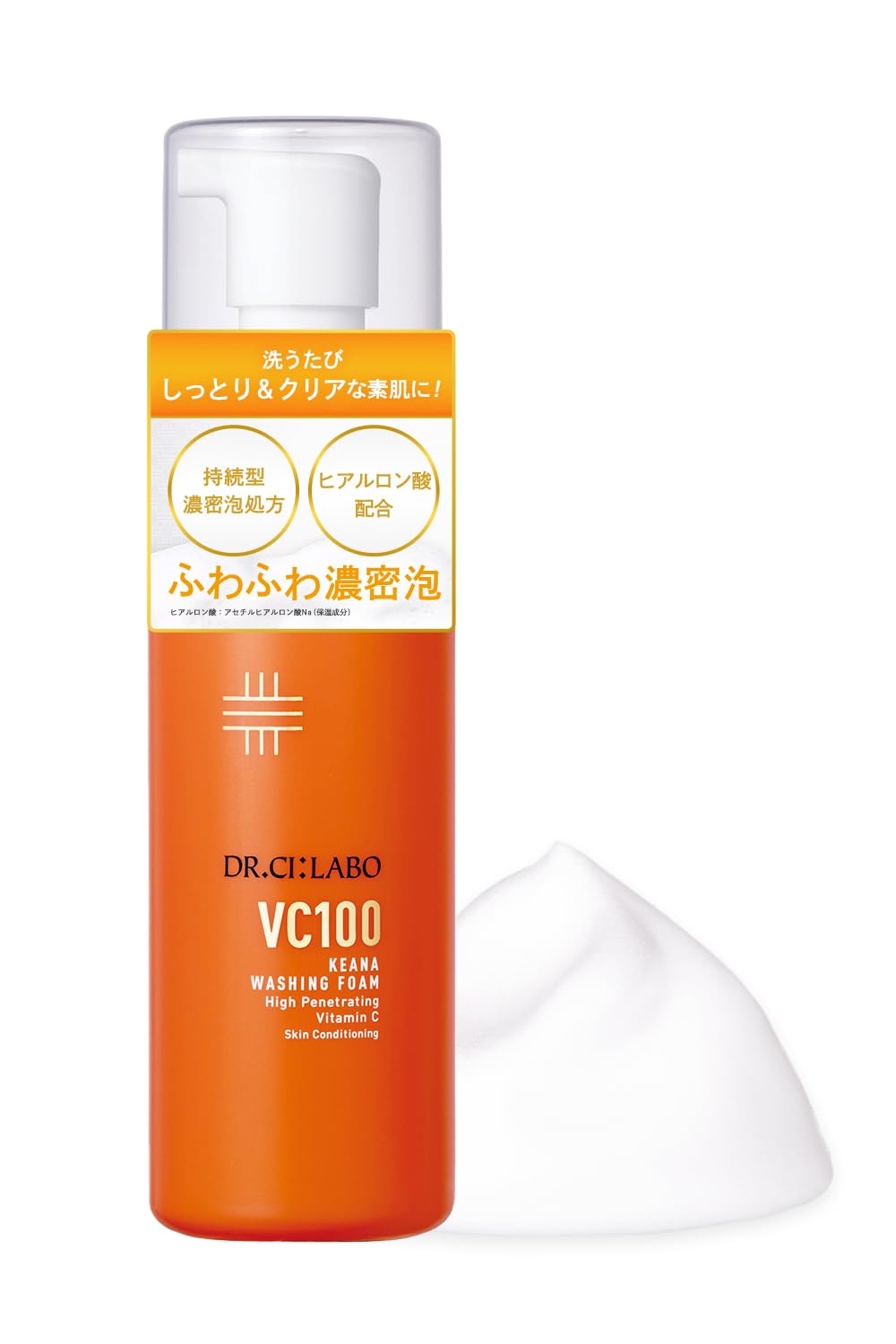 Dr.Ci:Labo VC100 KEANA Washing Foam 120mL for Japanese Skincare