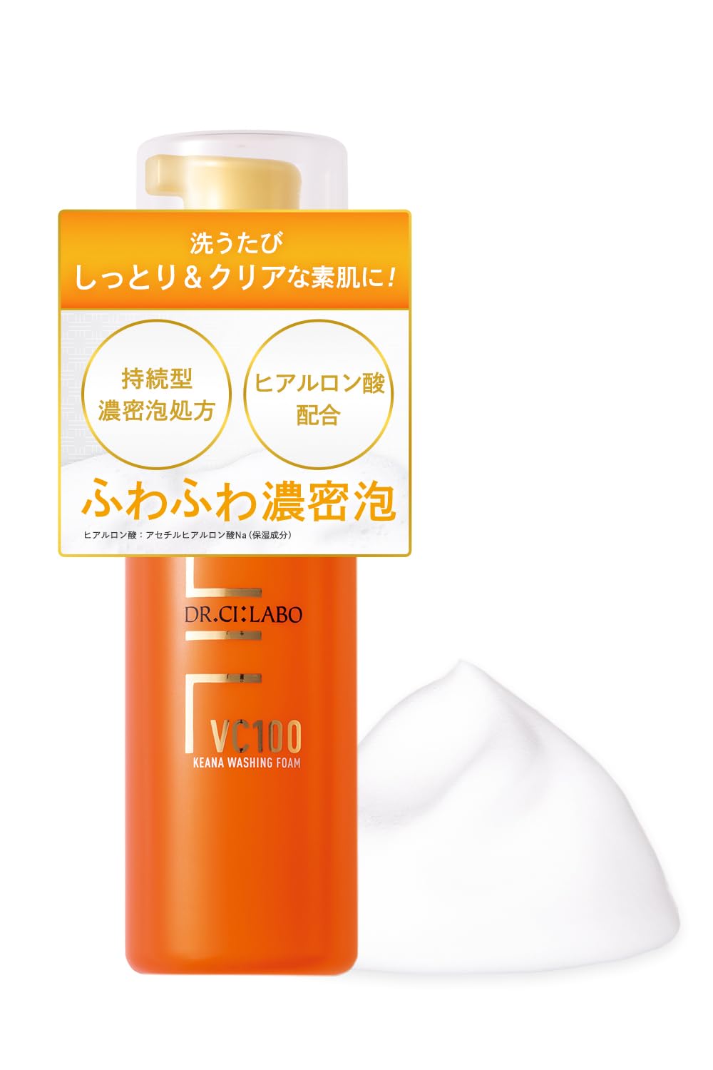Dr.Ci:Labo VC100 Washing Foam 120g for Japanese Skincare
