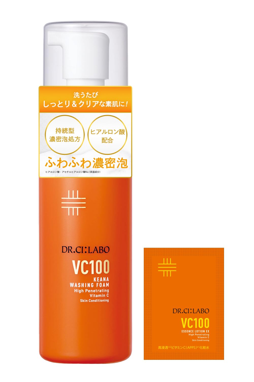 Dr.Ci:Labo VC100 KEANA Washing Foam with Trial Sample 120mL