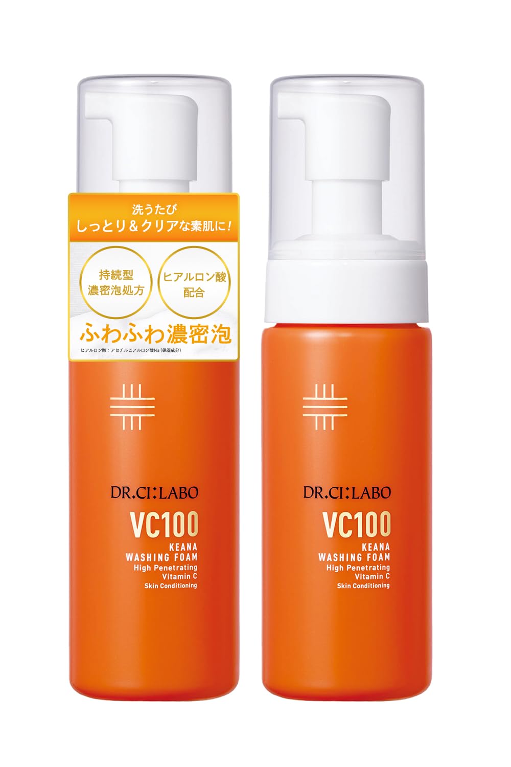 Dr.Ci:Labo VC100 KEANA Washing Foam Set 120mL Japanese Skincare