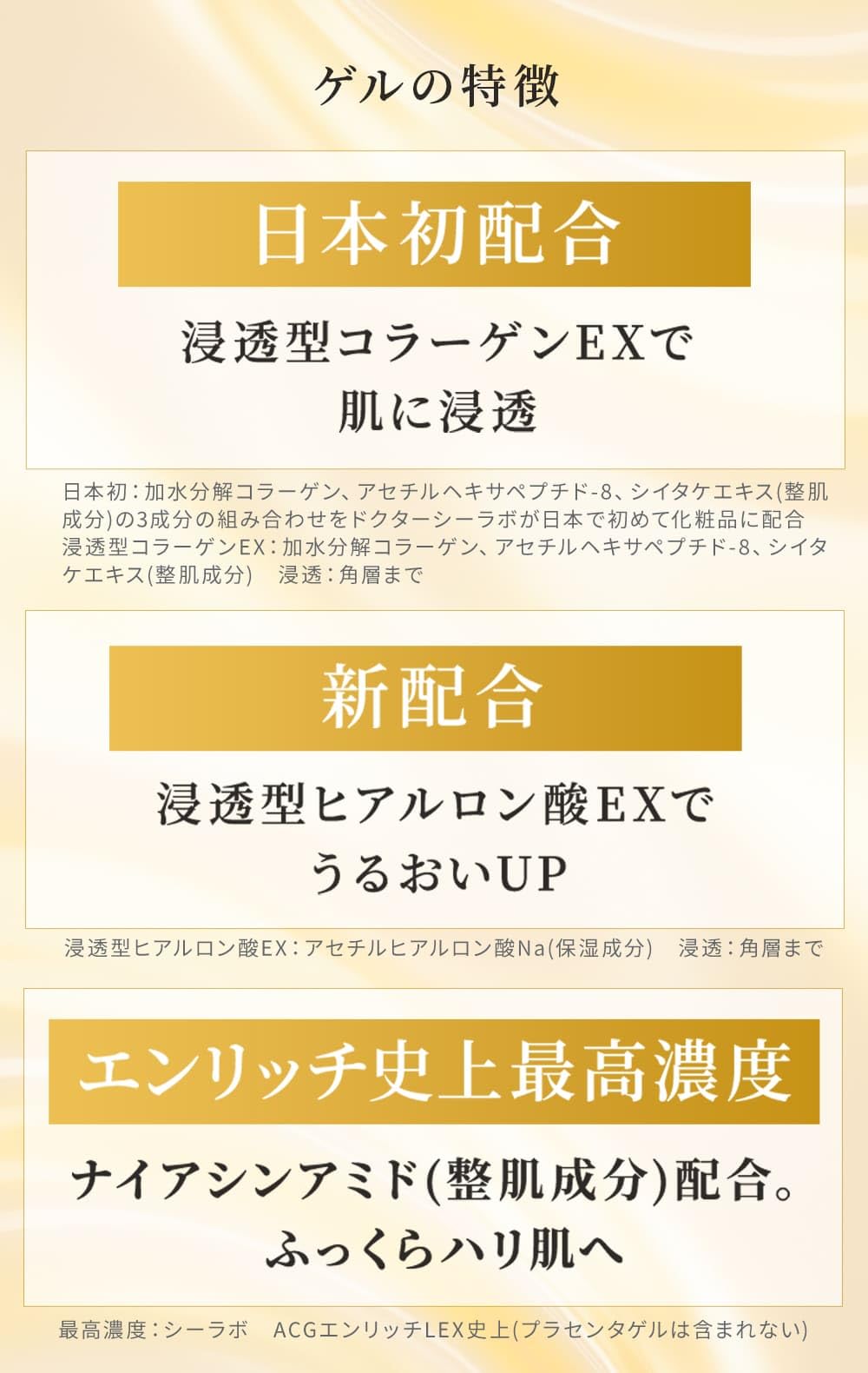 Dr.Ci:Labo Aqua Collagen Gel Enrich Lift EX 200g for Japanese Skincare