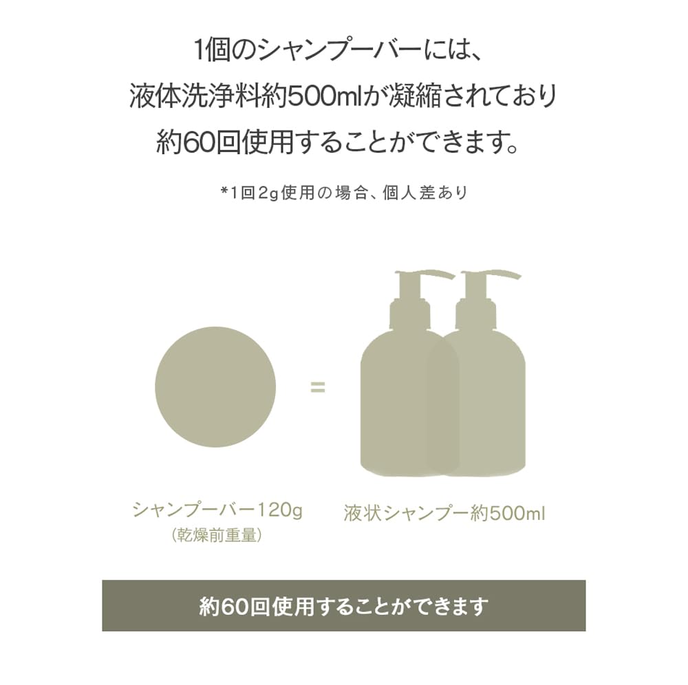 Donggubat Solid Shampoo for Normal Hair 120g with Grapefruit Scent