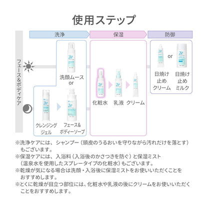 2e Hydrating Lotion 140mL for Japanese Skincare