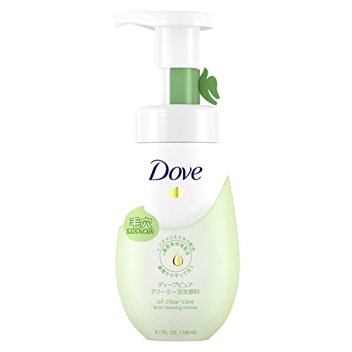 Dove Deep Pure Creamy Foaming Facial Cleanser for Pore Care 150ml