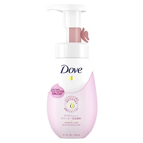 Dove Nettoyant Visage Mousse Crémeuse 150ml pour Éclat