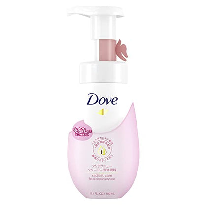 Dove Creamy Foaming Facial Cleanser 150ml with Rice Nuka Extract