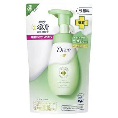 Dove Foaming Facial Cleanser Refill 125ml for Gentle Cleansing