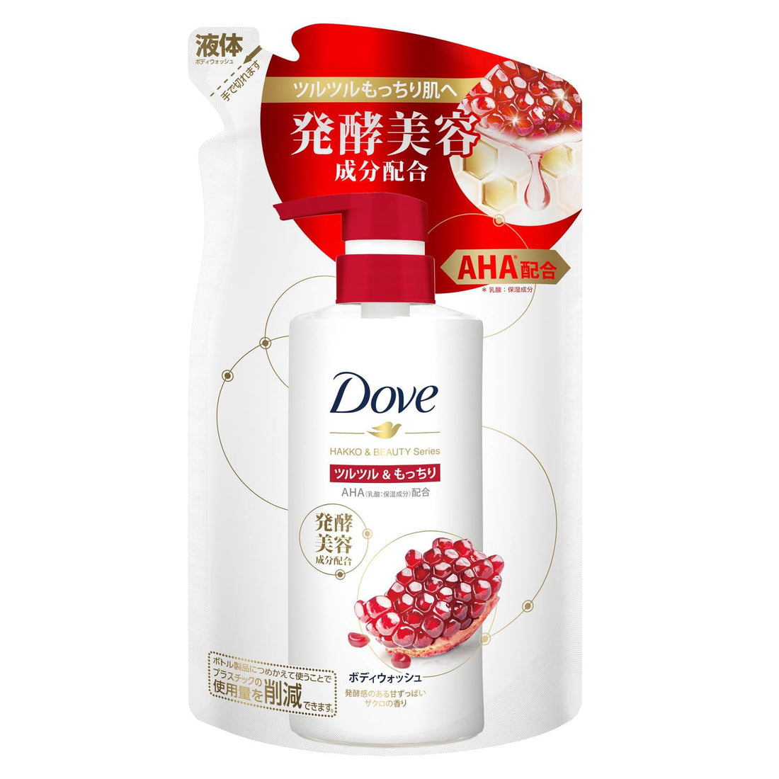 Dove Gel Douche Fermentation & Beauté 400ml Hydratation Intense