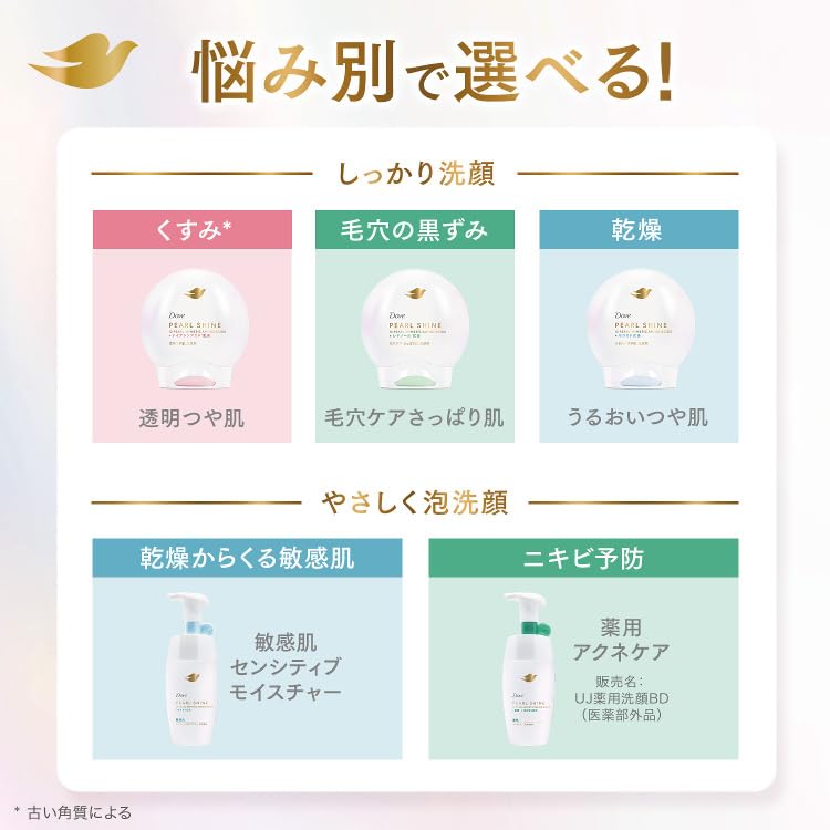 Dove Pearl Shine Cleansing Foam with Niacinamide 150ml