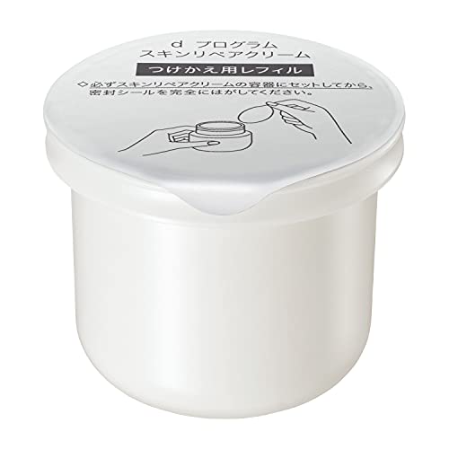 d program Skin Repair Cream Refill 45g Fragrance-Free for Japanese Skincare