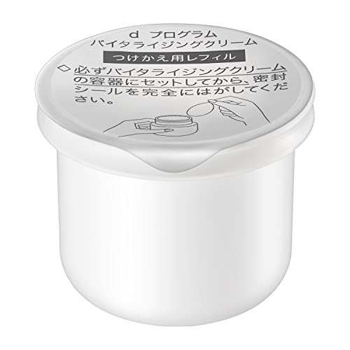 d program Vitalizing Cream Fragrance-Free Refill 45g for Japanese Skincare