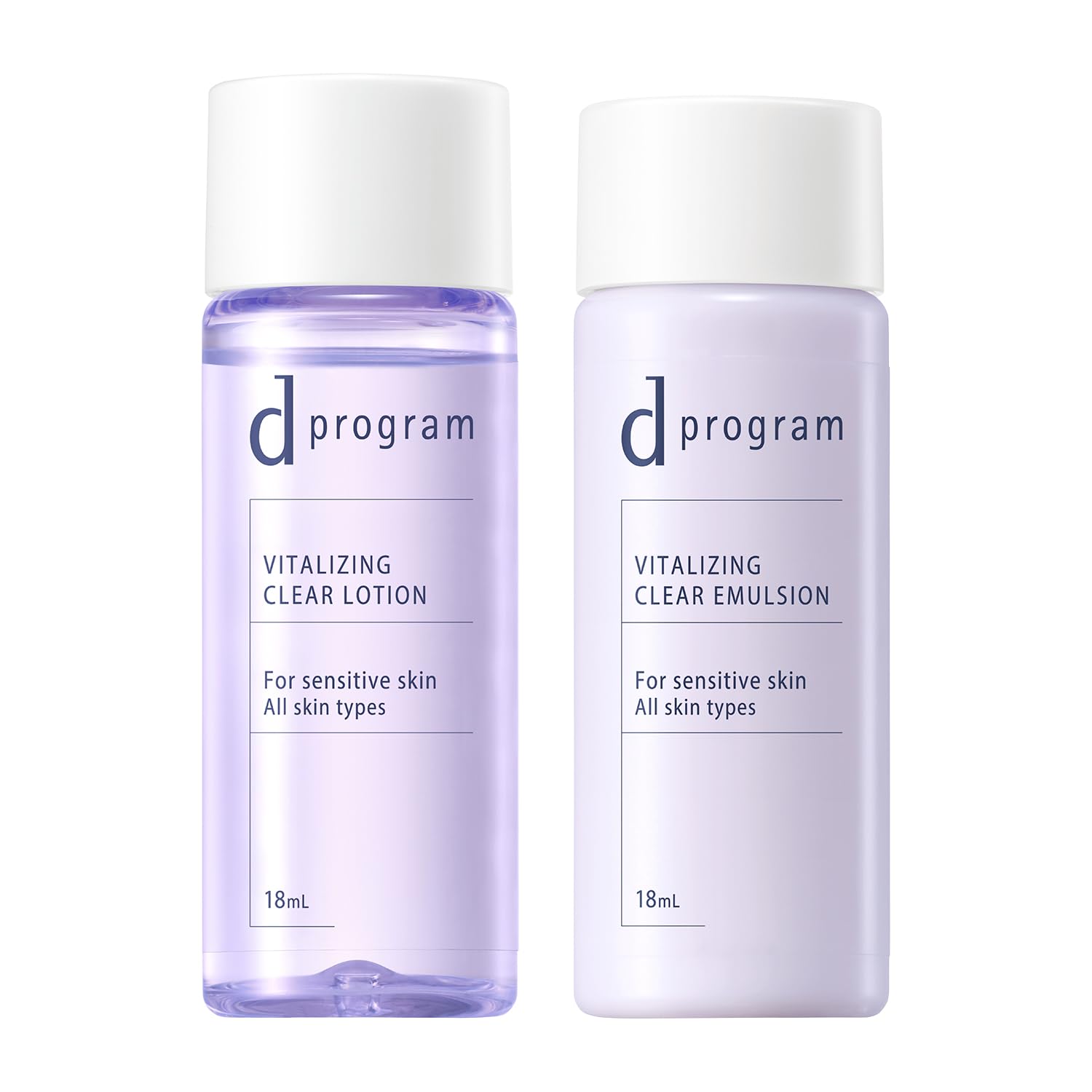d program Vitalizing and Clear Set Trial Size for Delicate Skin Care