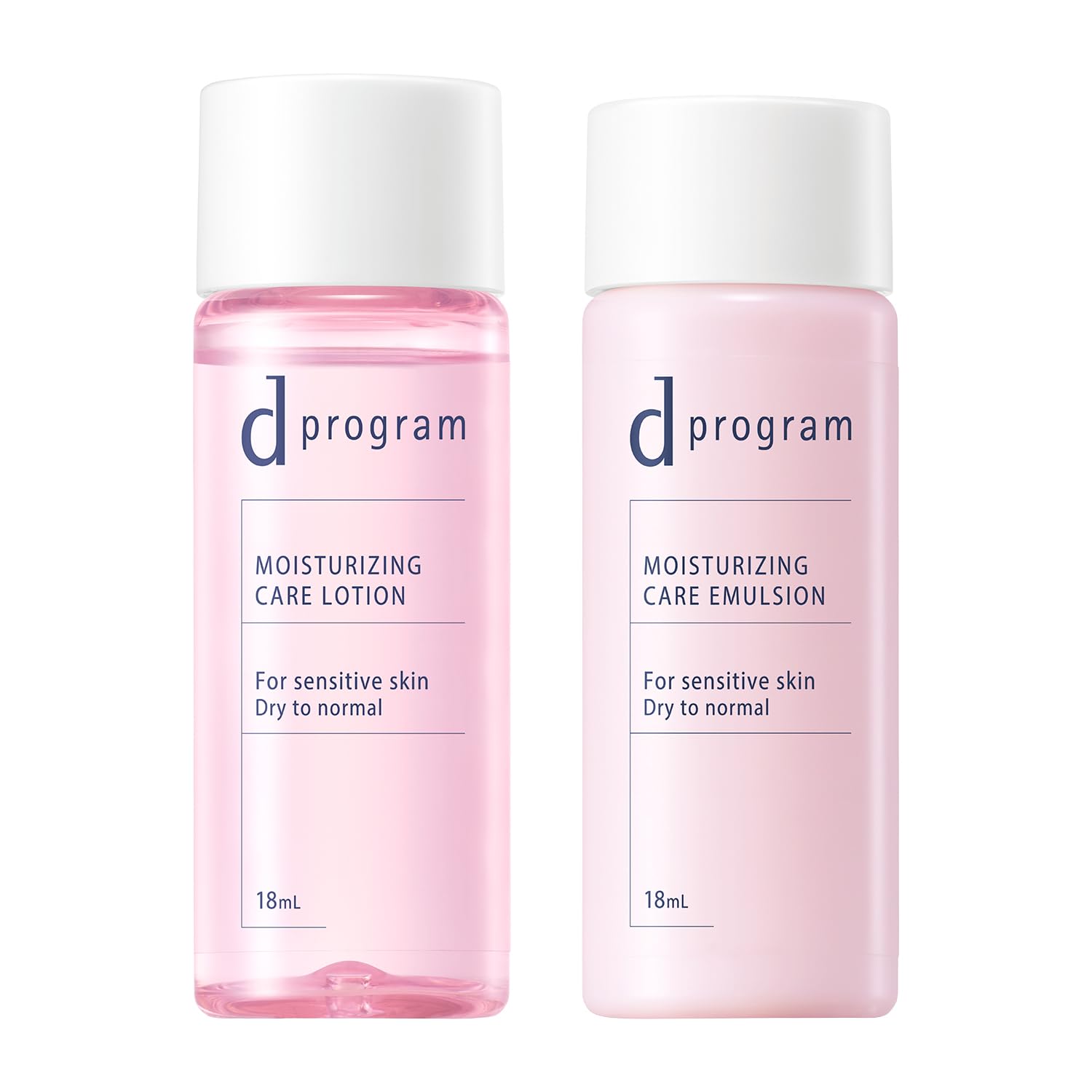 d program Moisture Care Set EX Travel Size 18mL Each Fragrance-Free