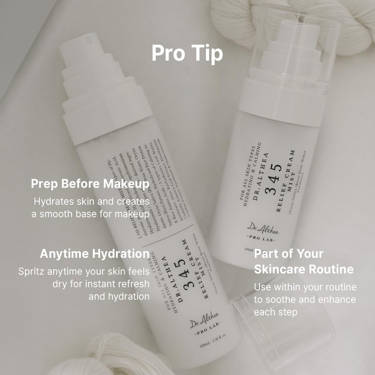 Dr.Althea Relief Cream Mist 100ml for Hydration and Skin Care