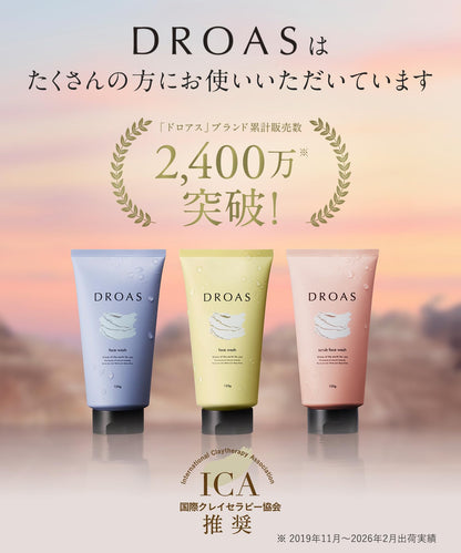 DROAS Clay Vita Wash Facial Cleanser Set for Pore Care and Brightening
