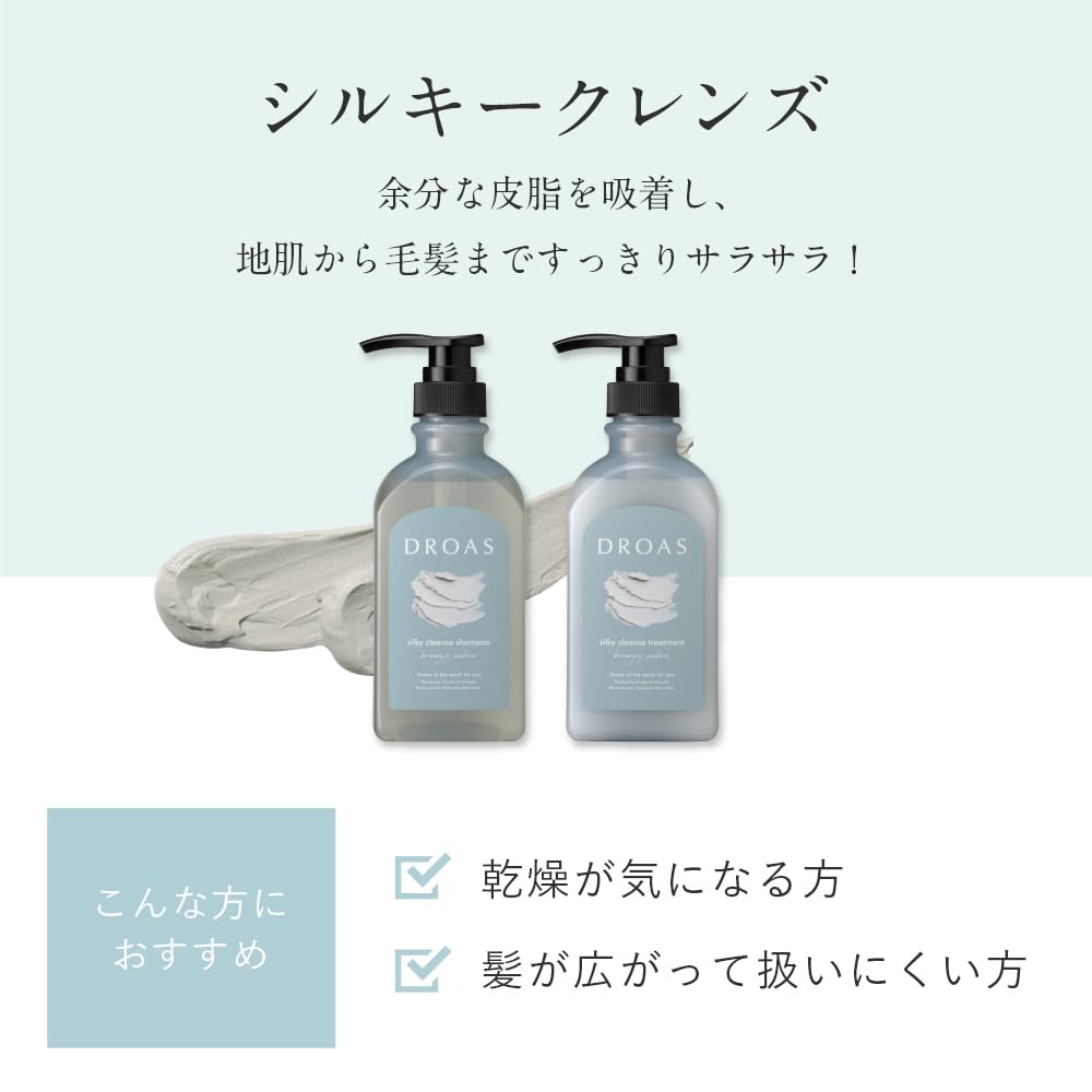 DROAS Damage Repair Set Refreshing Floral Scent Hair Treatment