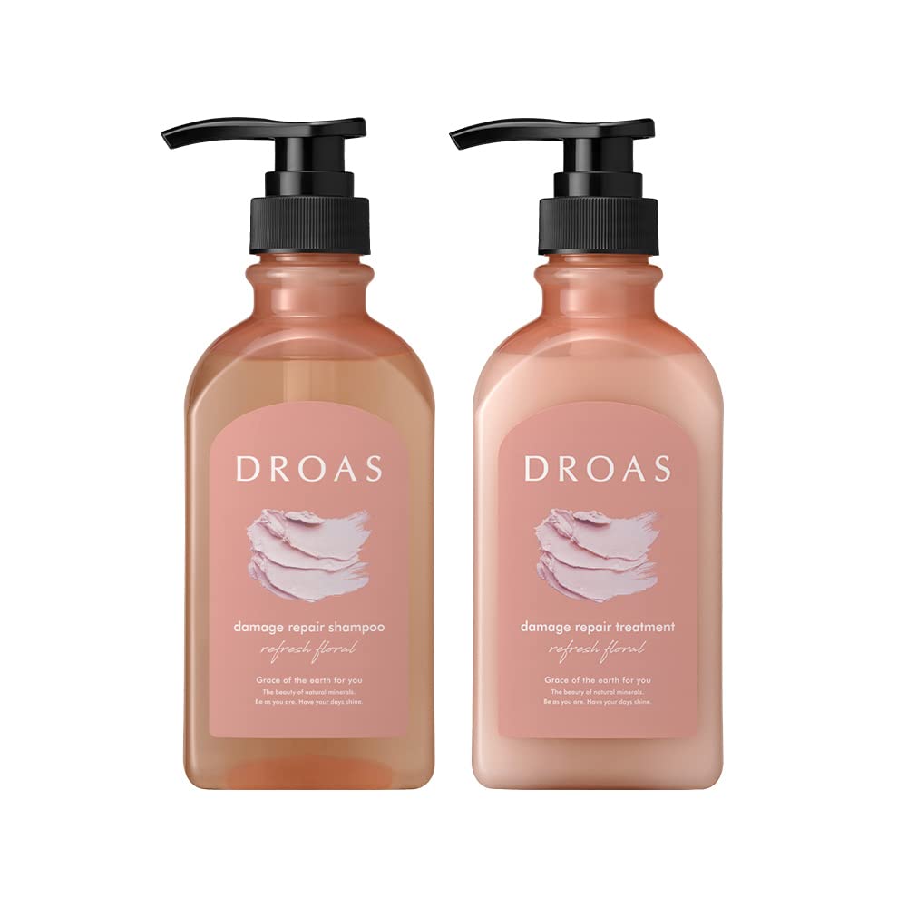 DROAS Damage Repair Shampoo and Treatment Set for Healthy Hair