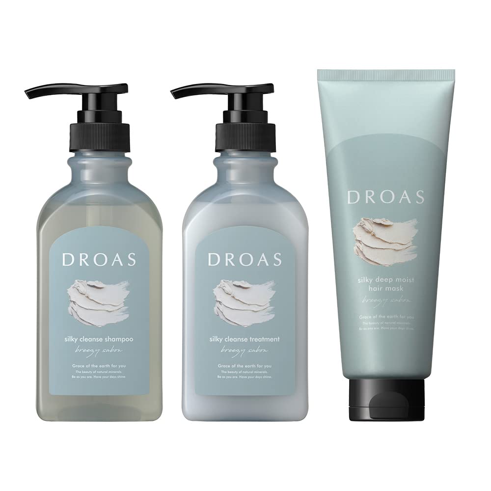 DROAS Silky Cleanse Shampoo Treatment Hair Mask Set