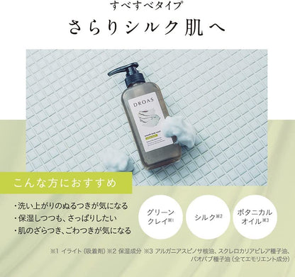 DROAS Damage Repair Shampoo Treatment Body Soap Set for Smooth Hair