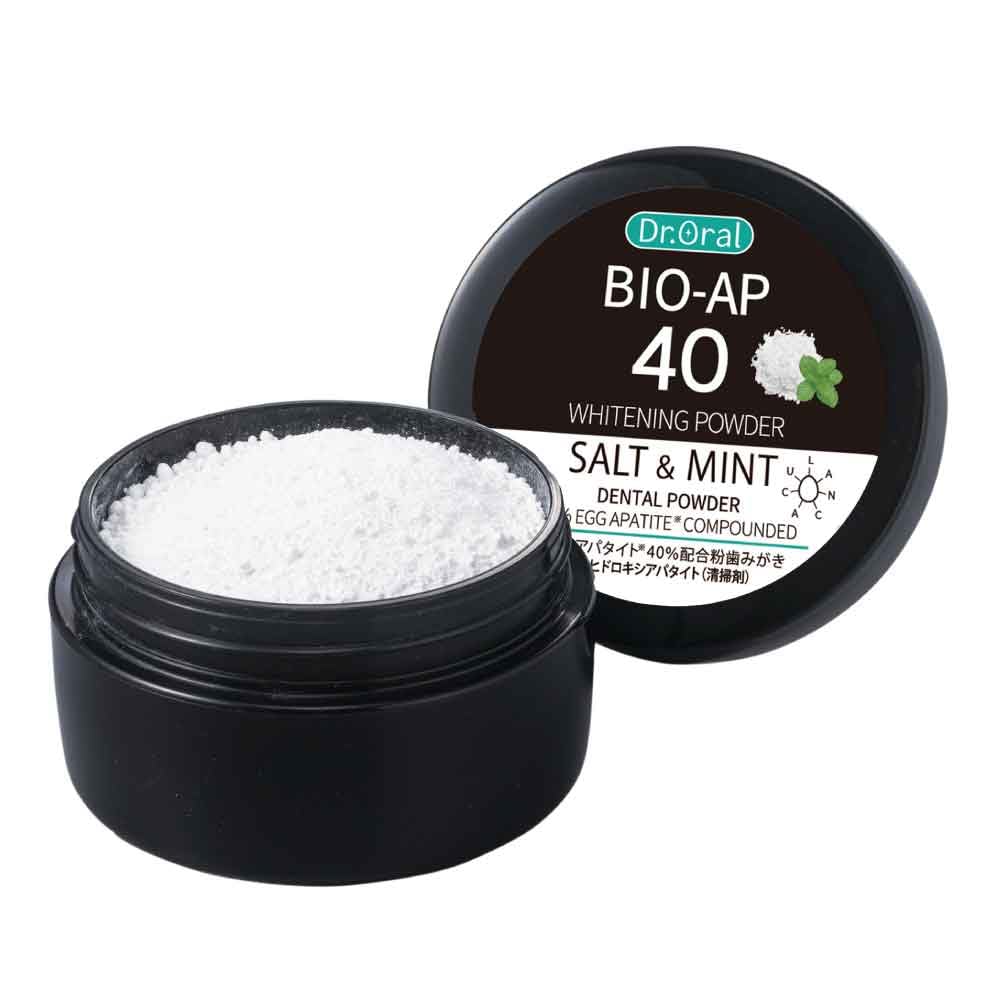 Dr.Oral Whitening Powder Salt &amp; Mint N Cleaning Ingredients 80% Formulation (Eggshell Apatite 40%) Powder Toothpaste Salt &amp; Mint 25g 60024