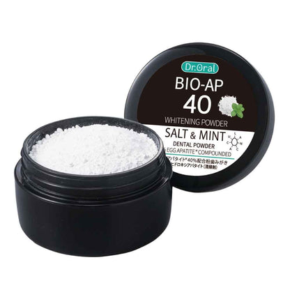 Dr.Oral Whitening Powder Salt &amp; Mint N Cleaning Ingredients 80% Formulation (Eggshell Apatite 40%) Powder Toothpaste Salt &amp; Mint 25g 60024