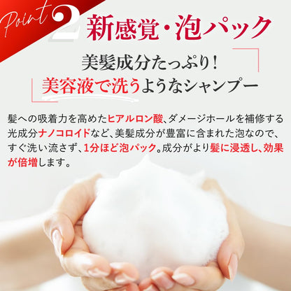 EARTHEART Silk One Shampoo Refill 500ml for Japanese Hair Care