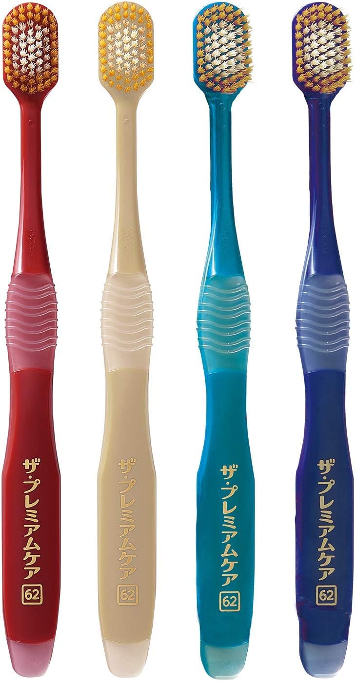 B-8011M The Premium Care Toothbrush 7 Rows Regular Normal 2-Pack
