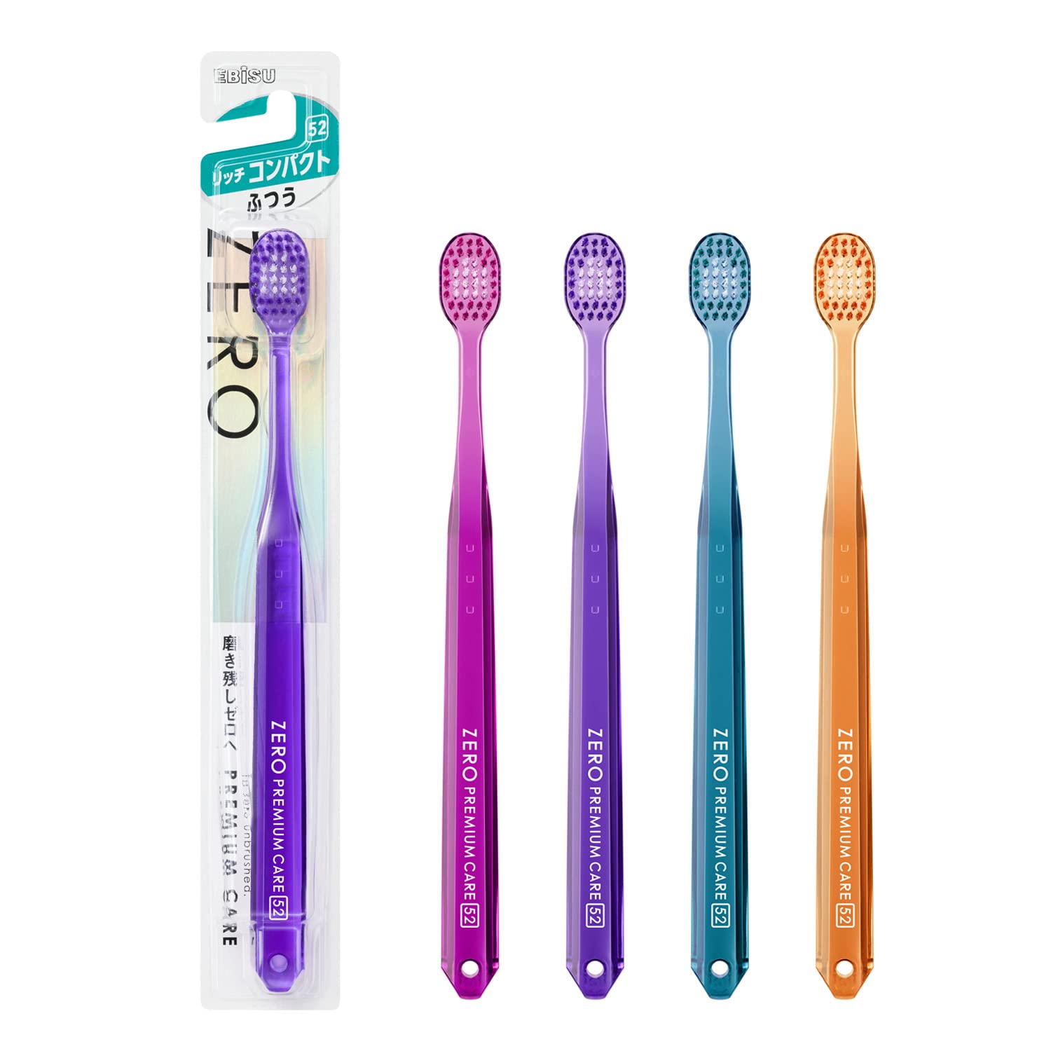 Ebisu Wide-Head Toothbrush for Efficient Plaque Removal