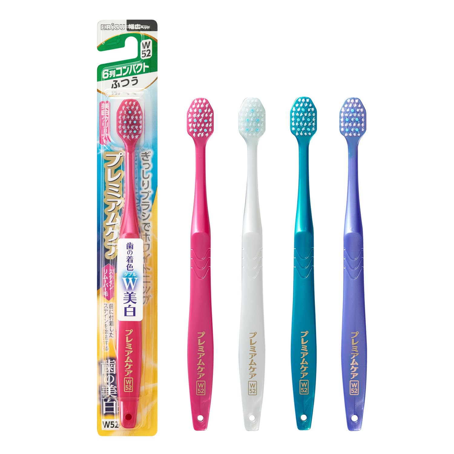 Ebisu Premium Care Tooth Whitening - 6-Row Compact Normal - Set of 3