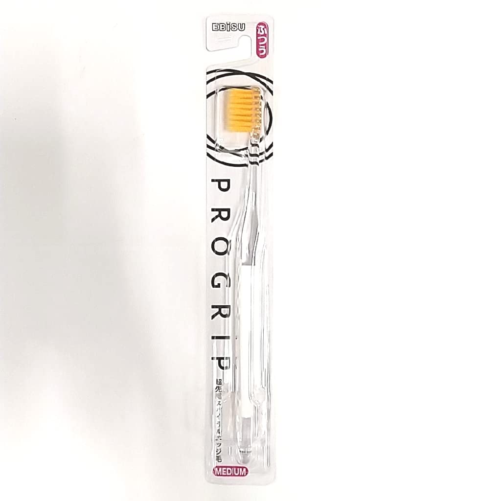 Ebisu Pro Grip Toothbrush with Hexagonal Bristles for Effective Cleaning