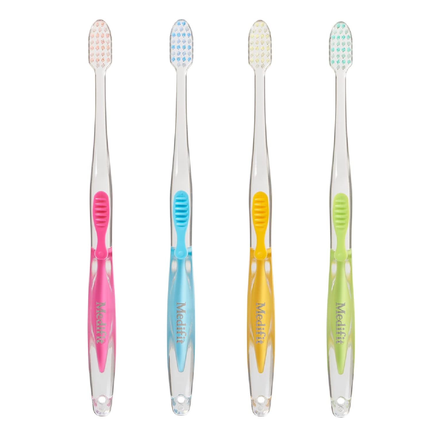Ebisu Mountain-Shaped Toothbrush Hard 6-Piece Set for Interproximal Care