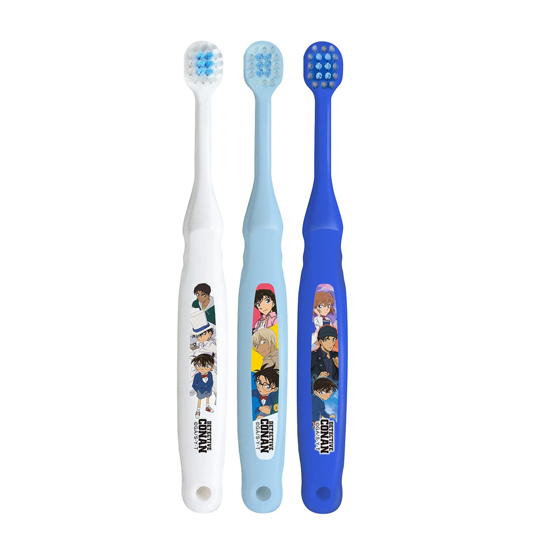 Ebisu Kids Detective Conan Toothbrush Soft Type 6-Pack for Ages 2-6