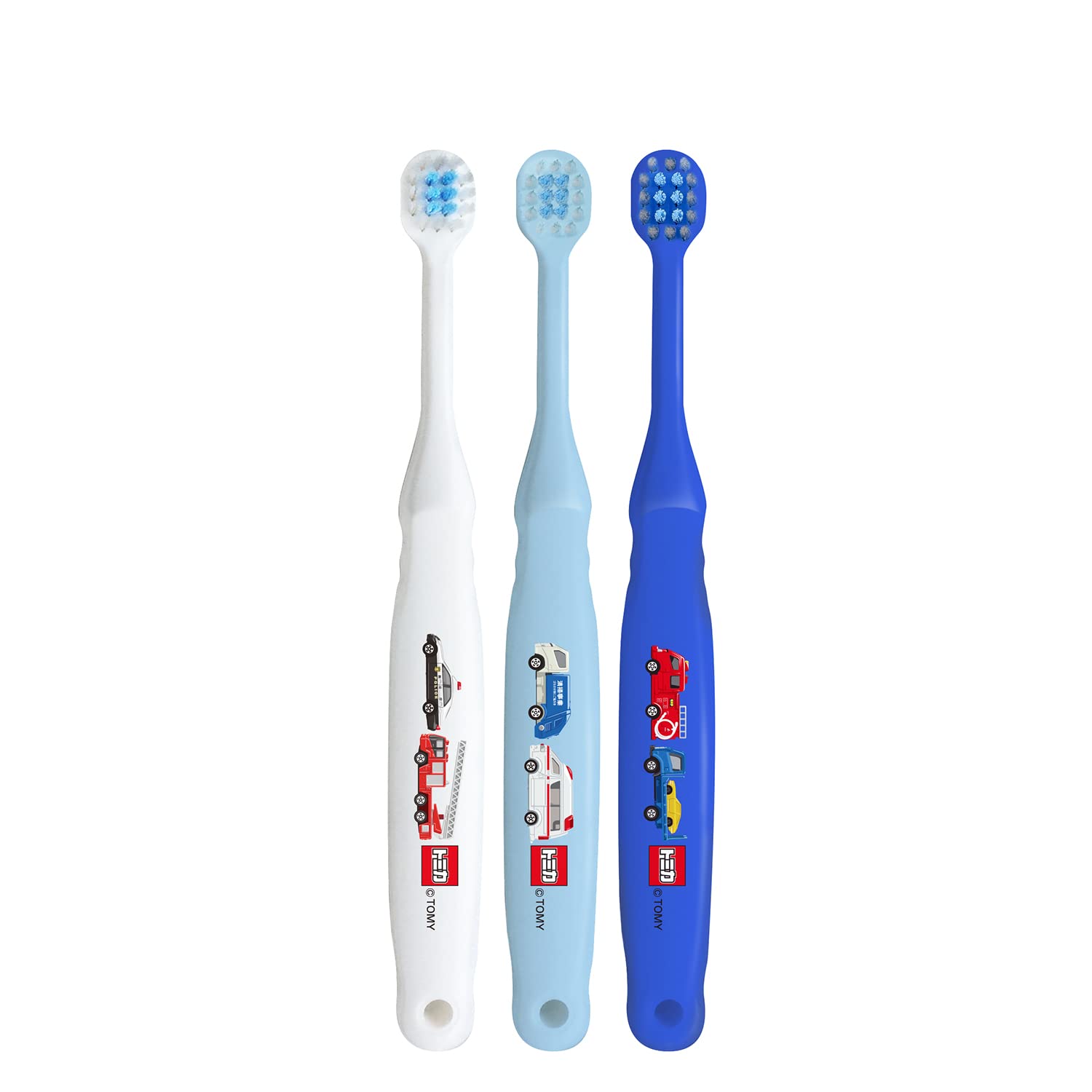 Ebisu Kids Toothbrush Set for Ages 2-6 with Slim Head Design