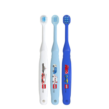 Ebisu Kids Toothbrush Set for Ages 2-6 with Slim Head Design