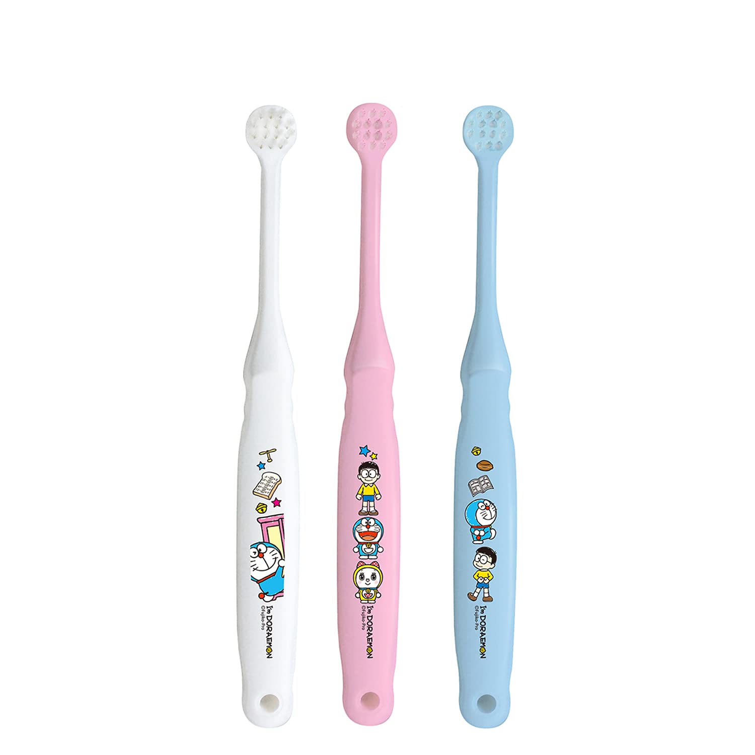 Ebisu Kids Doraemon Toothbrush Soft for Ages 0.5-2 Years 6-Pack