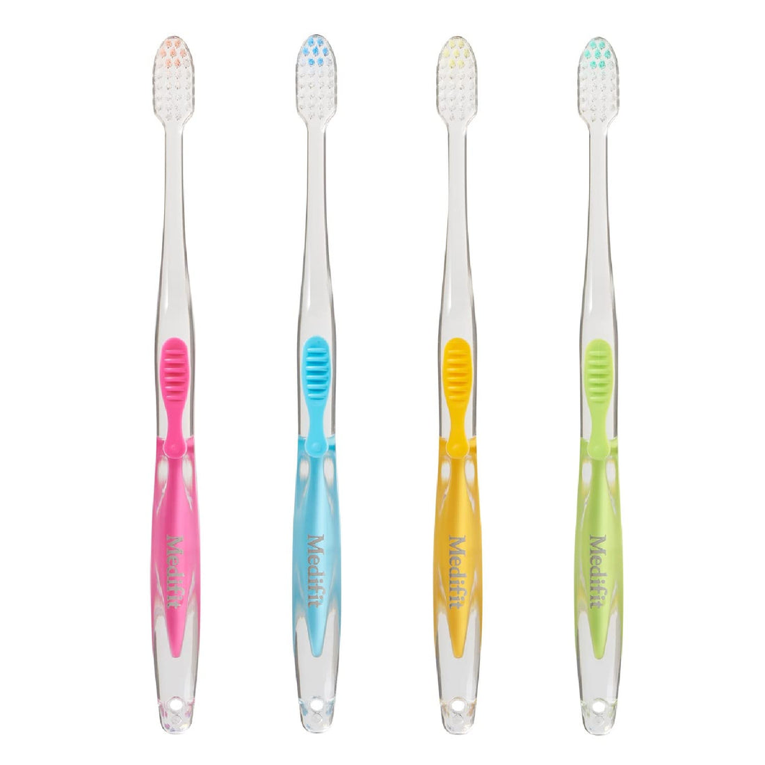Ebisu Medifit Toothbrush Firm 6-Piece Set for Comprehensive Care