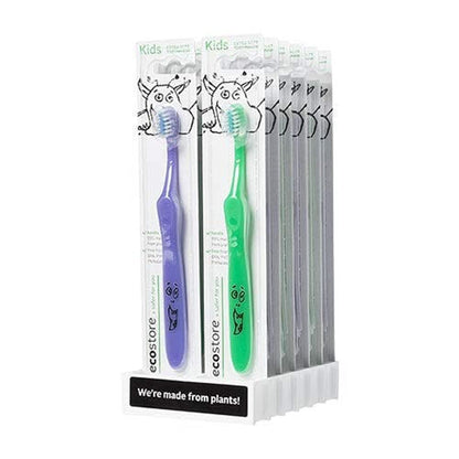 ecostore Kids EX Soft Dental Brush Eco Toothbrush Small Head Super Soft 1 Piece (Color may vary)