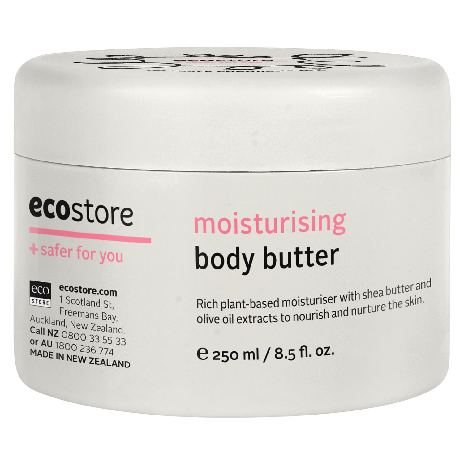 ecostore Body Butter Rose &amp; Cardamom 250g Hydrating Cream