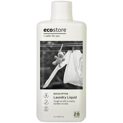 ecostore Laundry Liquid 【Eucalyptus】 1L Laundry Detergent Liquid Plant-Based Skin-Friendly