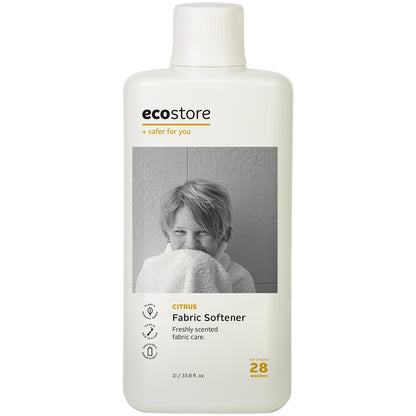ecostore Fabric Softener 【Citrus】 1L Softener Soft Finish Agent Detergent Plant-Based Skin-Friendly