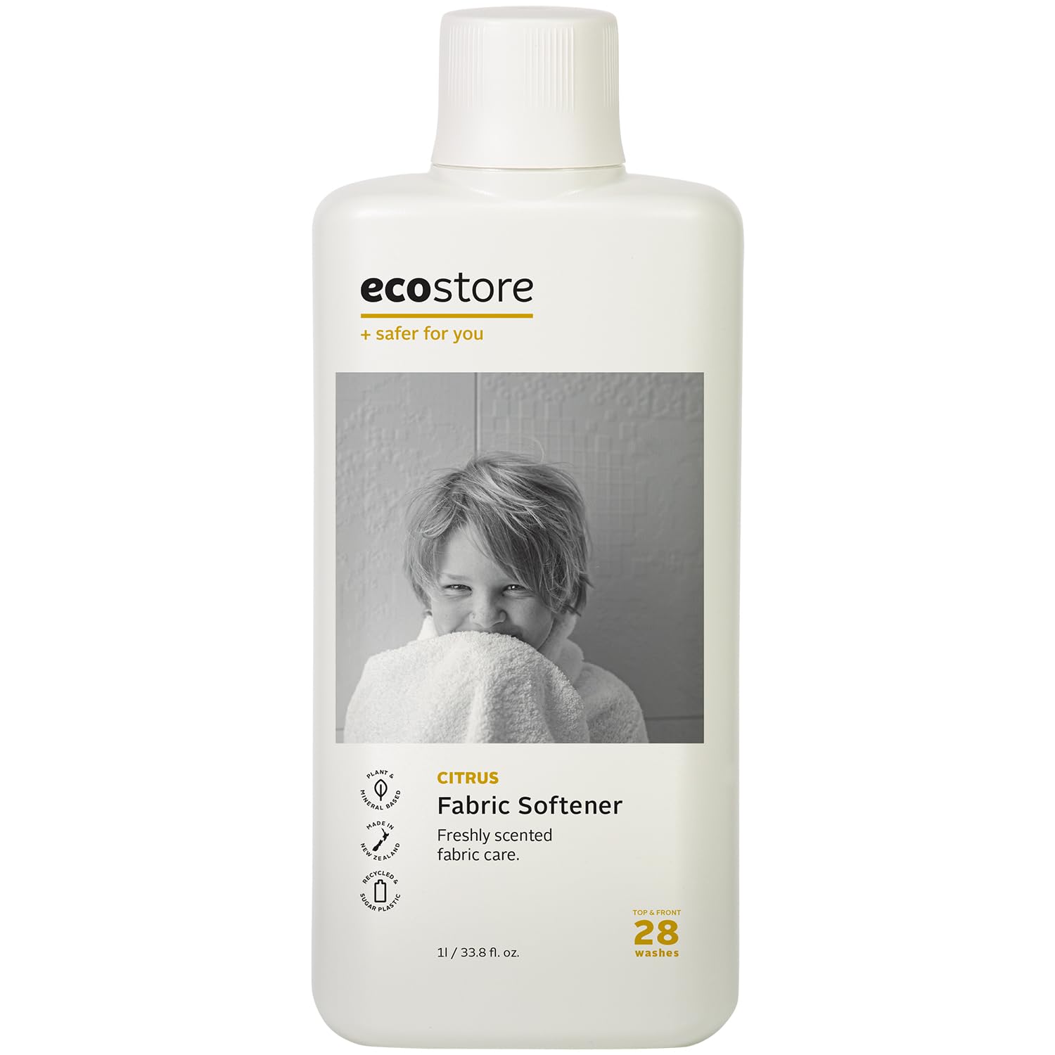 ecostore Fabric Softener 【Citrus】 1L Softener Soft Finish Agent Detergent Plant-Based Skin-Friendly