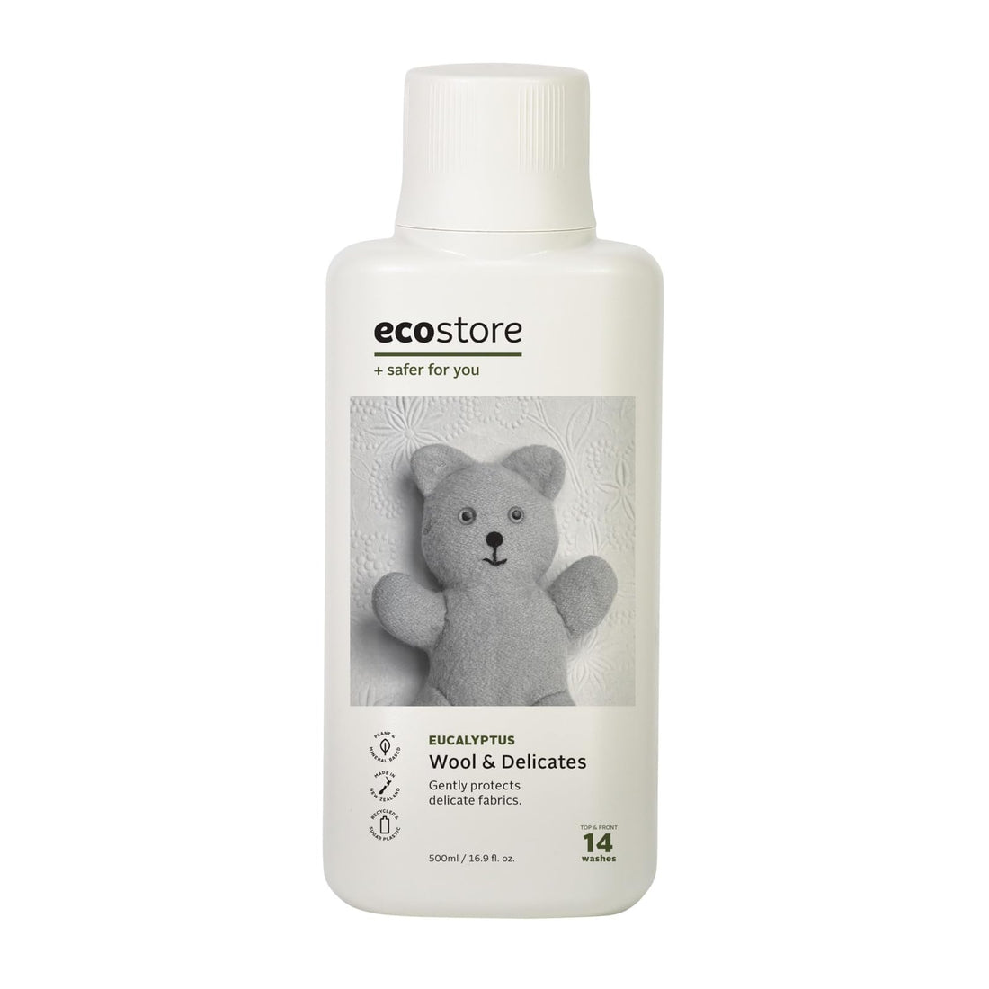 ecostore Delicate &amp; Wool Wash Fashionable Clothes 500mL Fashion Detergent Laundry Detergent Fashionable Clothes Wool Eucalyptus Scent
