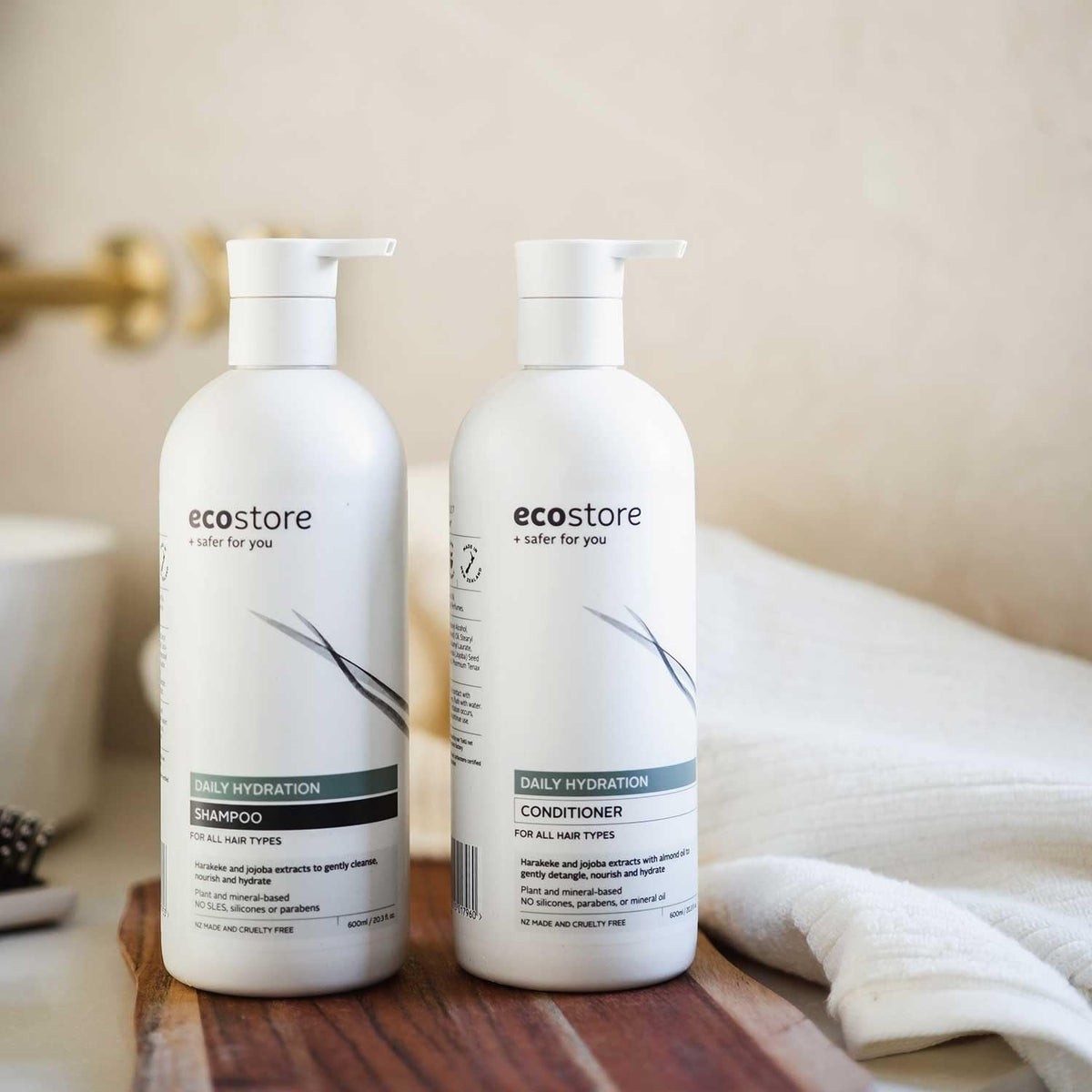 ecostore Moist Shampoo with Orange and Ginger 600mL for Soft Hair